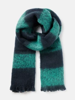 Online Joules Fenella Oversized Blanket Scarf Blue/Green