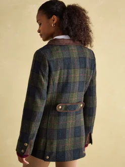 Sale Joules Fieldcoat Tweed Jacket Navy/Khaki