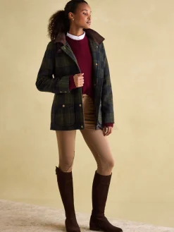 Sale Joules Fieldcoat Tweed Jacket Navy/Khaki