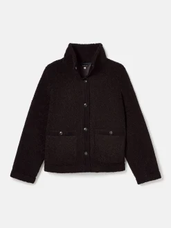 Hot Joules Fleur Fleece Jacket Black