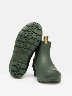 Joules Foxton Neoprene Lined Ankle Wellies Green