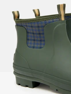 Joules Foxton Neoprene Lined Ankle Wellies Green