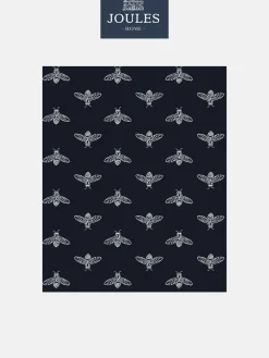 Best Joules French Navy Block Print Bee 10M Wallpaper FrenchNavy
