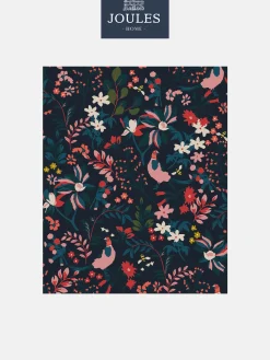 Joules French Navy Fields Edge Floral 10M Wallpaper FrenchNavy