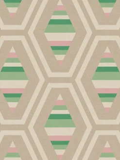 Best Joules Garden Greens Hallaton Kilim 10M Wallpaper GardenGreens