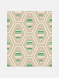 Best Joules Garden Greens Hallaton Kilim 10M Wallpaper GardenGreens