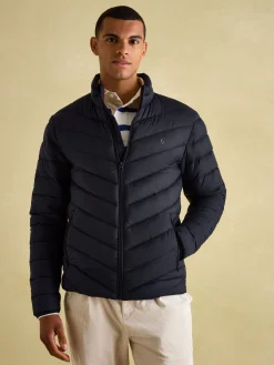 Outlet Joules Garrett Showerproof Padded Jacket Navy