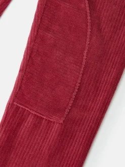 Discount Joules Giddy Up Berry Red Stretch Cord Legging BerryRed
