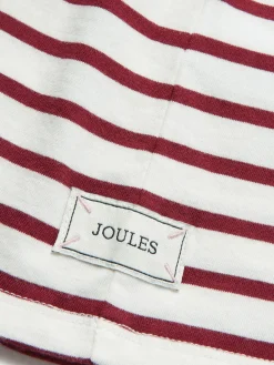 Best Joules Girls' Ava Berry Red Stripe Artwork T-Shirt BerryRedStripe