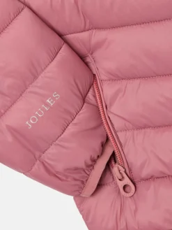 Discount Joules Girls' Kinnaird Light Pink Showerproof Padded Coat LightPink