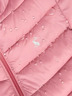 Discount Joules Girls' Kinnaird Light Pink Showerproof Padded Coat LightPink