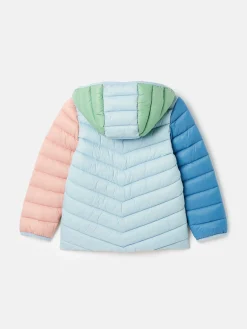 Sale Joules Girls' Kinnaird Showerproof Padded Coat Pink