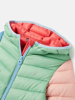 Sale Joules Girls' Kinnaird Showerproof Padded Coat Pink