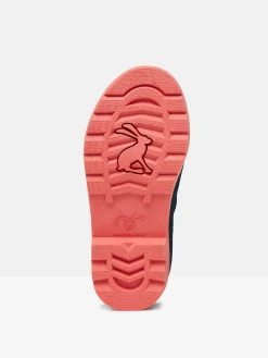 Discount Joules Girls' Navy Blue Printed Wellies NavyBlue