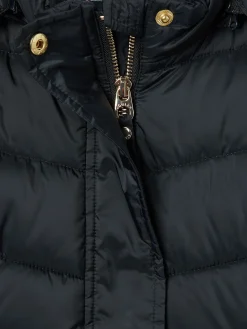 Best Joules Girls' Pembury Navy Blue Showerproof Padded Coat with Hood NavyBlue