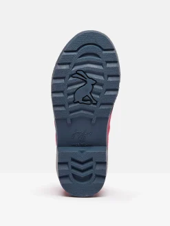 Joules Girls' Splashwell Pink Horse Wellies PinkHorse