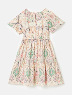Best Joules Girls' Sunshine Tiered Woven Dress Multi
