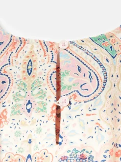 Best Joules Girls' Sunshine Tiered Woven Dress Multi