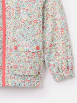 Best Joules Girls' Windbreaker Multi Floral Waterproof Raincoat MultiFloral