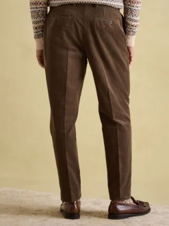 Sale Joules Corduroy Slim Fit Suit Trousers Green