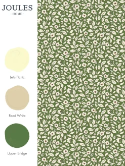 Sale Joules Ditsy Floral Print 10M Wallpaper Green