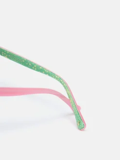 Online Joules Green Floral Round Rimmed Sunglasses GreenFloral