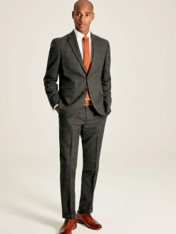 Hot Joules Window Pane Check Slim Fit Suit Jacket Green