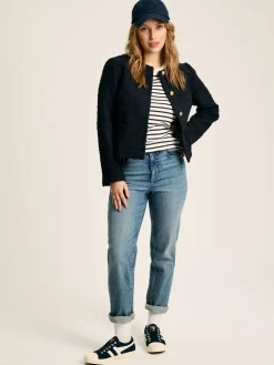 Joules Hampstead Boucle Jacket Navy