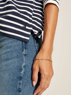 Hot Joules Harbour Navy Hotchpotch Long Sleeve Breton Top NavyHotchpotch