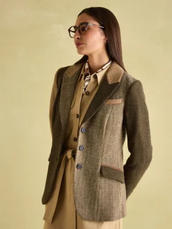 Discount Joules Harlow Hotchpotch Tweed Blazer Multi