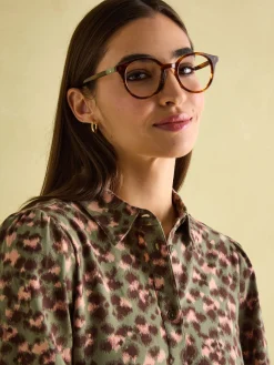 Online Joules Hazel Khaki Green Jersey Shirt Dress KhakiGreen