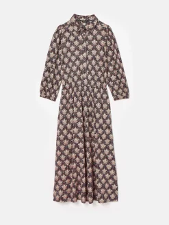 New Joules Hazel Navy and Pink Jersey Shirt Dress NavyandPink