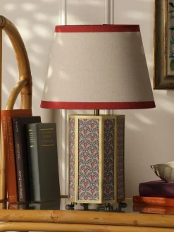 Outlet Joules Helmingham Floral Print Claw Foot Table Lamp FloralPrint