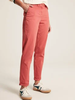 New Joules Hesford Chino Trousers Pink