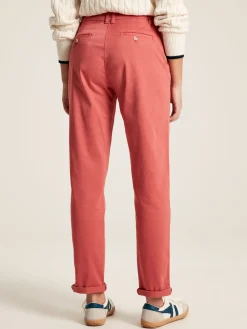 New Joules Hesford Chino Trousers Pink