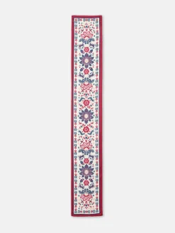 New Joules Highgrove Skinny Printed Scarf Multi
