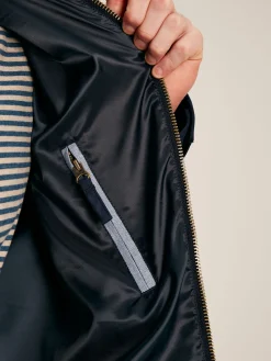 Hot Joules Hillway Navy Blue Collared Harrington Jacket NavyBlue