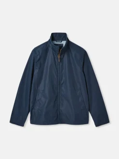 Hot Joules Hillway Navy Blue Collared Harrington Jacket NavyBlue