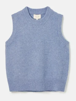 Sale Joules Holly Knitted Vest Blue