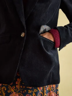 Sale Joules Holton Navy Blue Corduroy Blazer NavyBlue