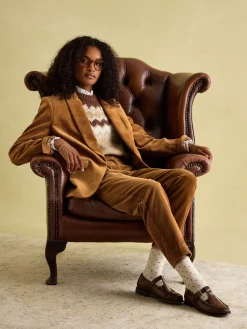 Outlet Joules Holton Tan Brown Corduroy Blazer TanBrown