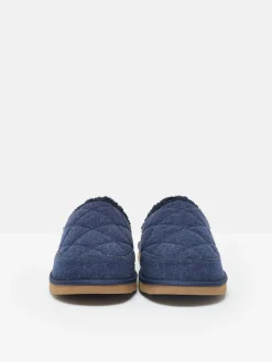 Hot Joules Homebound Quilted Slippers Navy