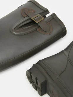 Sale Joules Houghton Chocolate Brown Adjustable Tall Wellies ChocolateBrown