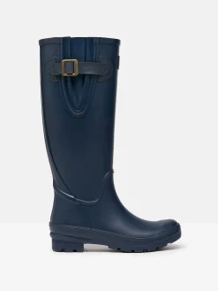 Online Joules Houghton Navy Blue Adjustable Tall Wellies NavyBlue