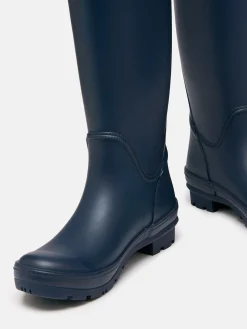 Online Joules Houghton Navy Blue Adjustable Tall Wellies NavyBlue