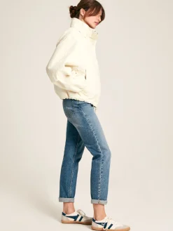 Joules Hove Waterproof Windbreaker Jacket Cream