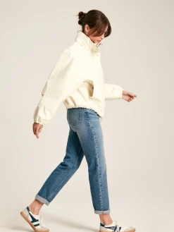 Joules Hove Waterproof Windbreaker Jacket Cream