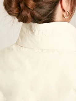 Joules Hove Waterproof Windbreaker Jacket Cream