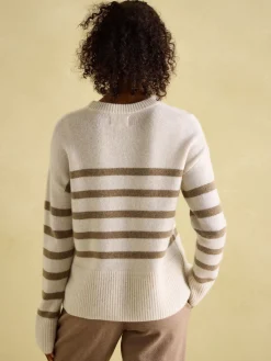 Online Joules Ivy Tan Brown 100% Cashmere Jumper TanBrown