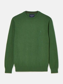 Discount Joules Jarvis Crew Neck Knitted Jumper Green